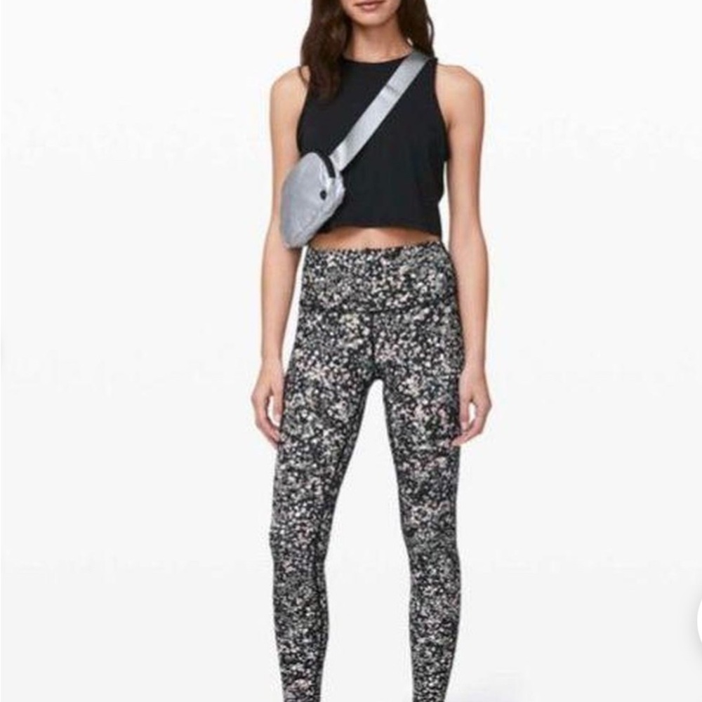 Lululemon X Barre3 COLLAB limited edition floral leggings size 6
